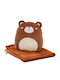 Alista Home Pătură 100% Bumbac Maro Cu Animal 100x170cm