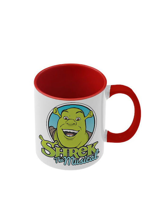 Shrek Tasse Rote Griff Innen