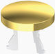 Decorative Sink Cap with Overflow Gold