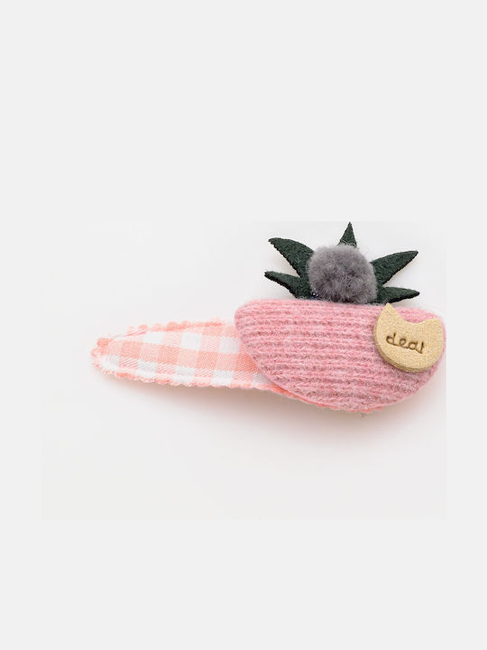 Set Kids Hair Clips with Hair Clip in Pink Colo...