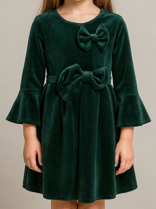 Girls Dress Green