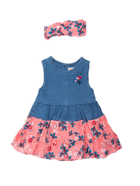 Kinderkleid Ärmellos Set aus 2 mit Deckel und Zubehör Blau BB0000KOBB00146