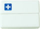 Medicine Storage Box 7 Individually Sealed Compartments Foldable Portable Alista Home White Blue