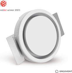 Ergovent Bathroom Ventilator 125mm White