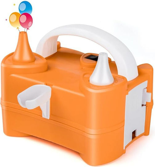 Pompă Electrică De Umflare Baloane Alista Home Două Ieșiri 220v 400w Putere Accesorii Pentru Petreceri Portocalie