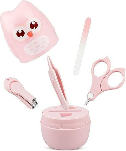 Alista Home Set Îngrijire Unghii Bebe Gri 4 Bucăți