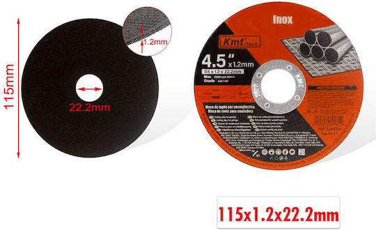 Kmt Δίσκος Κοπής Ξύλου 114.3mm 10τμχ