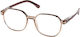 Eyelead Reading Glasses +2.50 in Transparent Co...