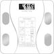 Alista Home Smart Cantar De Baie 180kg Cu Analizator De Grăsime Corporală & Bluetooth Alb 125821