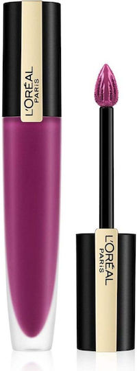 Matte Lip Gloss L'oréal Paris Rouge Signature 104 I Rebel 7ml