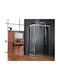 Tema Cabină Duș cu Ușă Glisantă 120x72x185cm Sticlă Transparentă Crom
