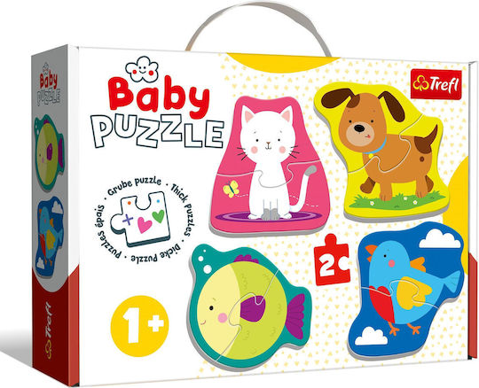 Παιδικό Puzzle Little Animals για 1+ Ετών 2pcs Trefl