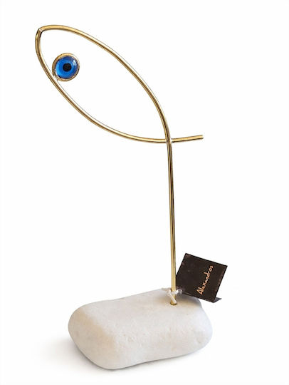 La Belle Maison Figurină Decorativă Pește Din Metal D2028 7x4x16.5cm