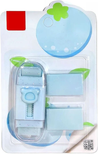 Radieră Retractabilă Alista Home Model Urs Reglare Push-pull Set Radieră Tip Push Două Radieră De Înlocuire Albastru Deschis