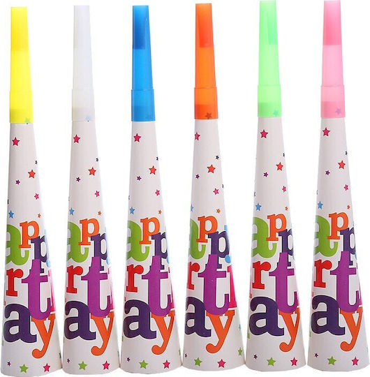 Set 6 Blowouts Alista Home Happy Birthday Collection 20 Cm Cardboard Multicolor