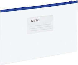 A5 Document Holder Zipper Closure Blue A5 Document Holder Zipper Closure Blue