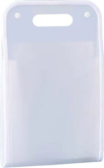 Suport Vertical Pentru Hârtie A4 Alista Home Suport Portabil Pentru Hârtie A4 Mâner Pp Pentru Depozitarea Documentelor 37x24.3 Cm Alb