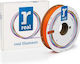Real Filament PLA 3D Printer Filament 1.75mm Fluorescent Orange 0.5kg 1τμχ (Spool)