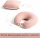 Alista Home Μαξιλαράκι Ταξιδίου Memory Foam Ροζ