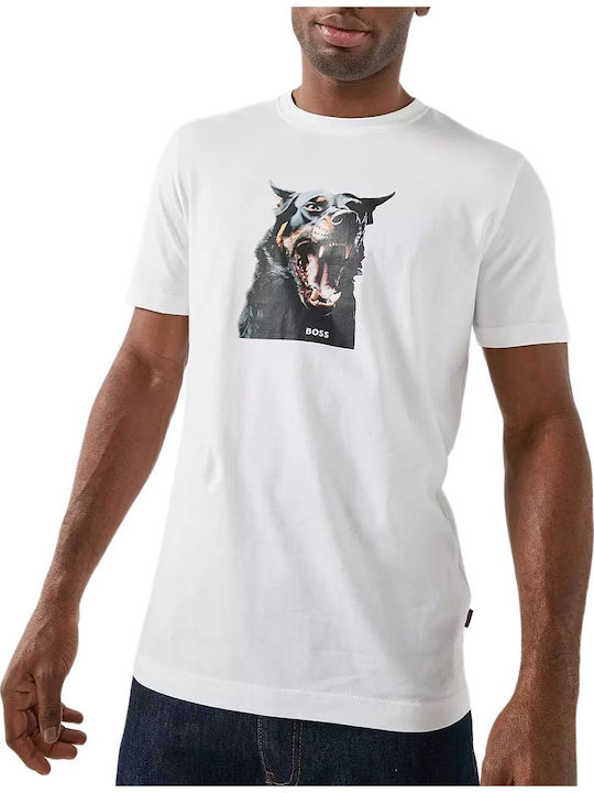 Boss T-shirt Άσπρο