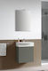 Piccadilly Badezimmer Waschtisch-Einheiten mit Waschbecken & Spiegel mit Licht Charcoal Grau