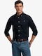 Long Sleeve Shirt in Wide Fit Blue