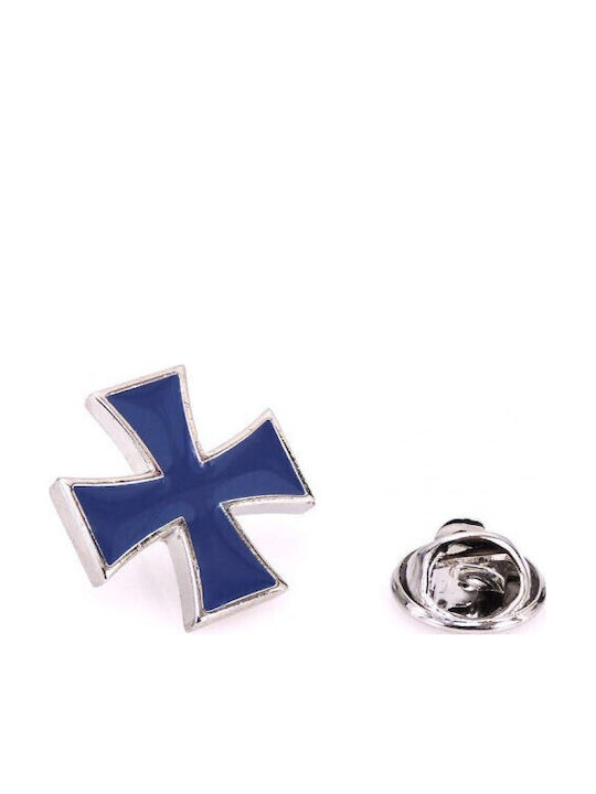 Καρφίτσα Μπλε Σταυρός