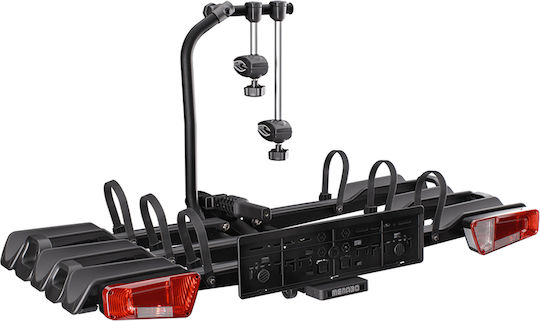 Menabo Car Bike Rack Tow Hitch for 3 Bicycles