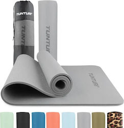 Tunturi Exercise Mat Yoga Gray with Carry Strap (183x61cm) Tunturi Exercise Mat Yoga Gray with Carry Strap (183x61cm)