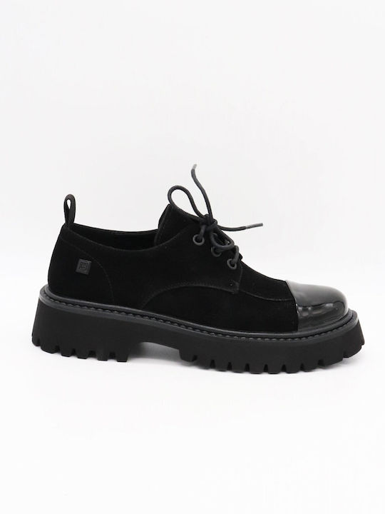 Damen Oxfords in Schwarz Farbe