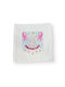 Bonjour Bebe Elephant It's A Girl Shoulder Burp Cloth Cotton Newborn 24016lav