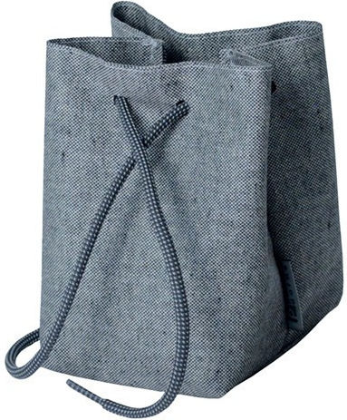 Fabric Bread Box Gray 13cm