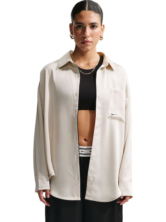 Nike Nsw Offln Women's Cardigan in Ecru Colour