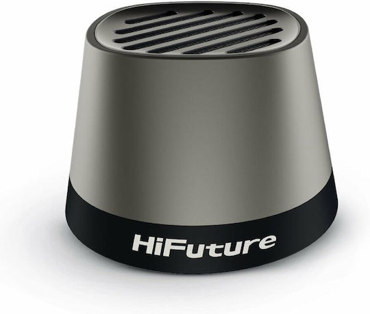HiFuture Mega S Ηχείο Bluetooth 5W με Διάρκεια Μπαταρίας έως 10 ώρες Ασημί
