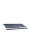 Outsunny Pavillon Terrasse Grau 3.6x2.5m
