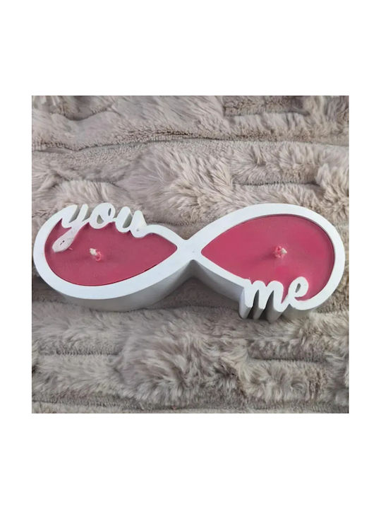 Container Shape You & Me Rose Candle