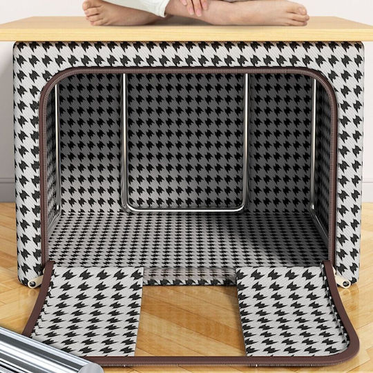 Alista Home Casetă Textilă de Depozitare pentru Pătură/Duvet și Haine în Culoare Neagră 60x42x40cm