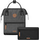 Cabaia Gray Fabric Backpack Sack Voyage Luxembourg