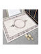 Homeone Rectangular Kitchen Mat with Non-Slip Backing 50x80cm