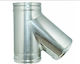Branch For Chimney Pipe Heavy Duty Stainless Steel Aisi 304 Ba Φ-120 Inoxshell