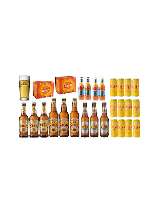Cisk Bierglas aus Glas 400ml