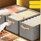 Alista Home Organizator Textil Haine Gri 48x28x25cm