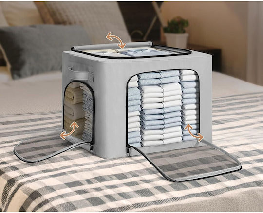 Alista Home Cutie de Depozitare Textilă pentru Pătură/Duvet / Haine în Culoare Gri 42x30x30cm