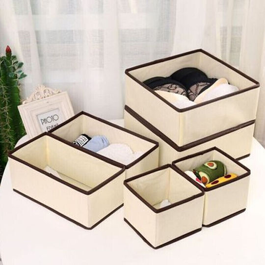 Alista Home Organizer und Schubladenteiler in Weiß Farbe 6 Stück