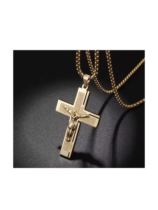 Amalfi Accessories Σταυρός από Ατσάλι χωρίς Αλυσίδα