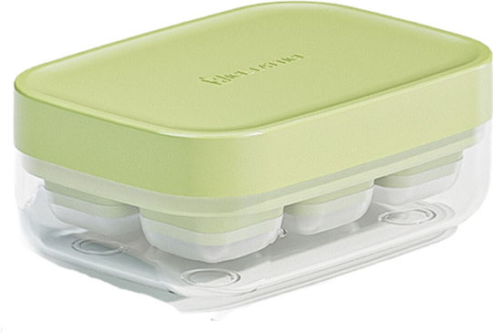Alista Home Formă Pentru Cuburi de Gheață din Silicon Verde 125156