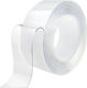 Bandă Dublă Adezivă Alista Home Transparentă Impermeabilă Reutilizabilă Tehnologie Nano 30mm X 1mm X 2m Fără Reziduuri