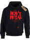 Hanorac Cu Glugă Heavy Metal Negru 907-7755-05