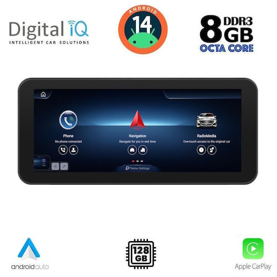 Digital IQ Ηχοσύστημα Αυτοκινήτου για Mercedes-Benz CLS Class / CLC Class / GLC 2010-2017 (Bluetooth/USB/WiFi/GPS/Apple-Carplay/Android-Auto) με Οθόνη Αφής 10.25"