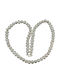 Cream Baroque Natural Pearl Silver Necklace